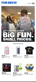 Five Below Weekly Ad week 34 Page 1