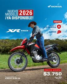 Catálogo Honda Motos Página 1