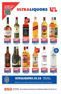Ultra Liquors catalogue