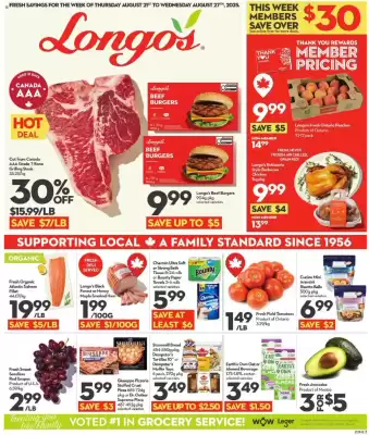 Longo's flyer (valid until 28-08)