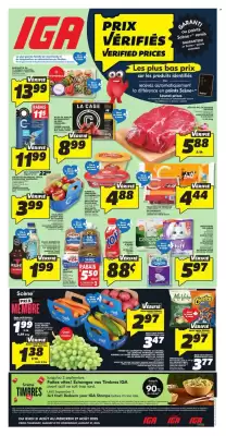 IGA flyer (valid until 27-08)