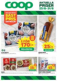Coop reklamblad vecka 35 Sida 1