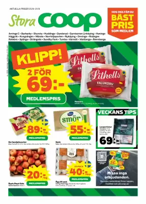 Stora Coop reklamblad (giltig till och med 31-08)