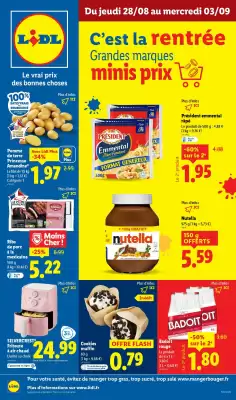 Catalogue Lidl (valable jusqu'au 3-09)