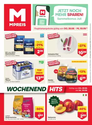 MPreis Flugblatt (gültig bis 3-09)