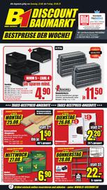 B1 Discount Baumarkt Prospekt woche 34 Seite 1