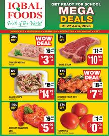 Iqbal Foods flyer week 34 Page 1