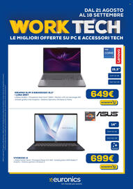 Volantino Euronics | Work Tech Pagina 1