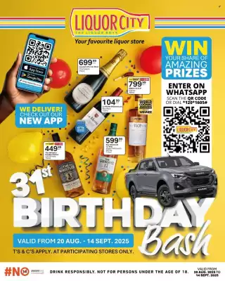 Liquor City catalogue (valid until 14-09)