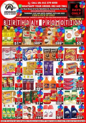 Advance Cash n Carry catalogue (valid until 24-08)