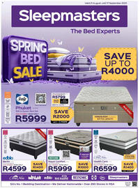 Sleepmasters catalogue Page 1