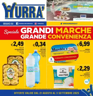Volantino Hurrà (valido fino al 3-09)