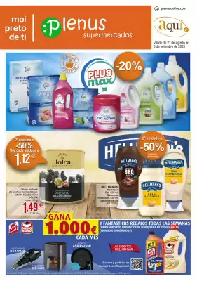 Folleto Plenus Supermercados (válido hasta el 3-09)