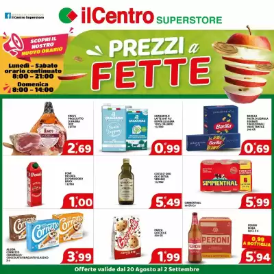 Volantino Il Centro Superstore (valido fino al 2-09)