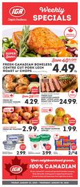 IGA flyer week 34 Page 1