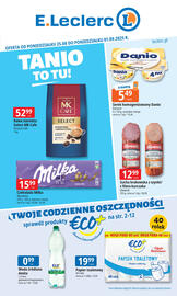 E.Leclerc gazetka tydzień 35 Strona 1