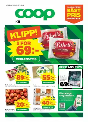 Coop reklamblad (giltig till och med 31-08)