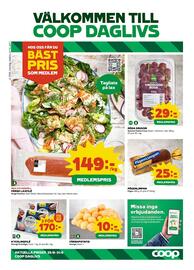 Coop Daglivs reklamblad vecka 35 Sida 1