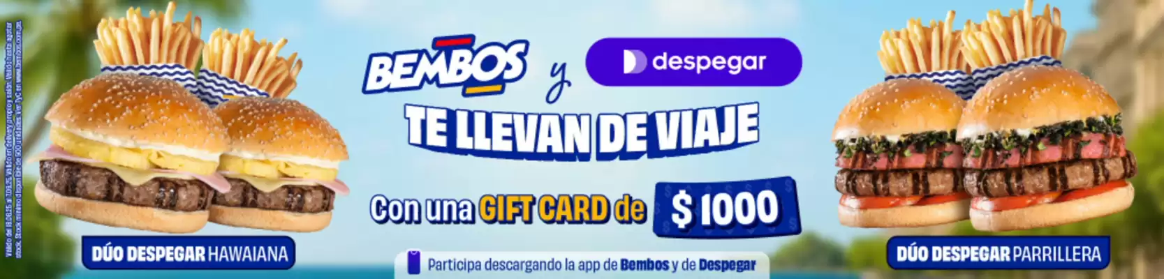 Catálogo Bembos (válido hasta 31-08)