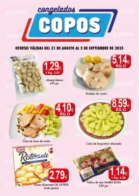 Folleto Congelados Copos (válido hasta el 3-09)