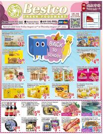 Bestco Food Mart flyer week 34 Page 1