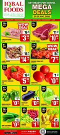 Iqbal Foods flyer week 34 Page 1