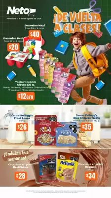 Catálogo Tiendas Neto (válido hasta 31-08)
