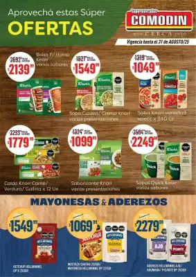 Catálogo Supermercados Comodin (válido hasta 31-08)