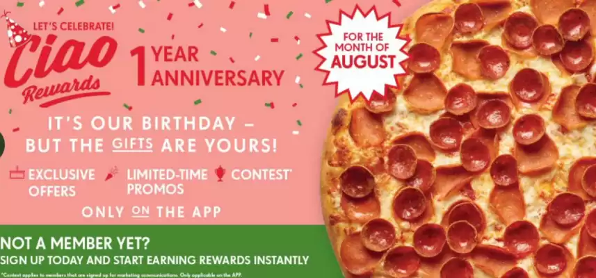 Pizza Nova flyer (valid until 9-09)