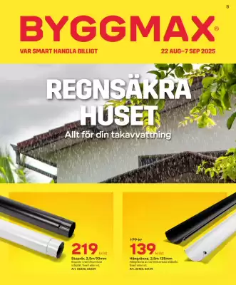 Byggmax reklamblad (giltig till och med 7-09)