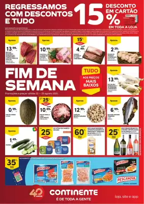 Folheto Continente (válido até 25-08)
