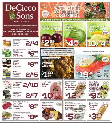 DeCicco & Sons Weekly Ad (valid until 28-08)