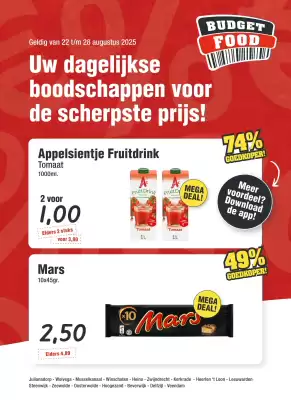 Budget Food folder (geldig t/m 28-08)