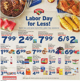 Hannaford Weekly Ad week 35 Page 1