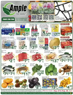 Ample Food Market flyer (valid until 28-08)