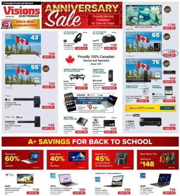 Visions Electronics flyer