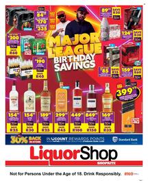 Shoprite Liquor catalogue week 34 Page 1