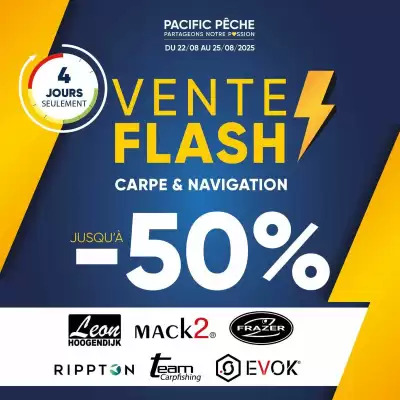Catalogue Pacific Pêche (valable jusqu'au 25-08)