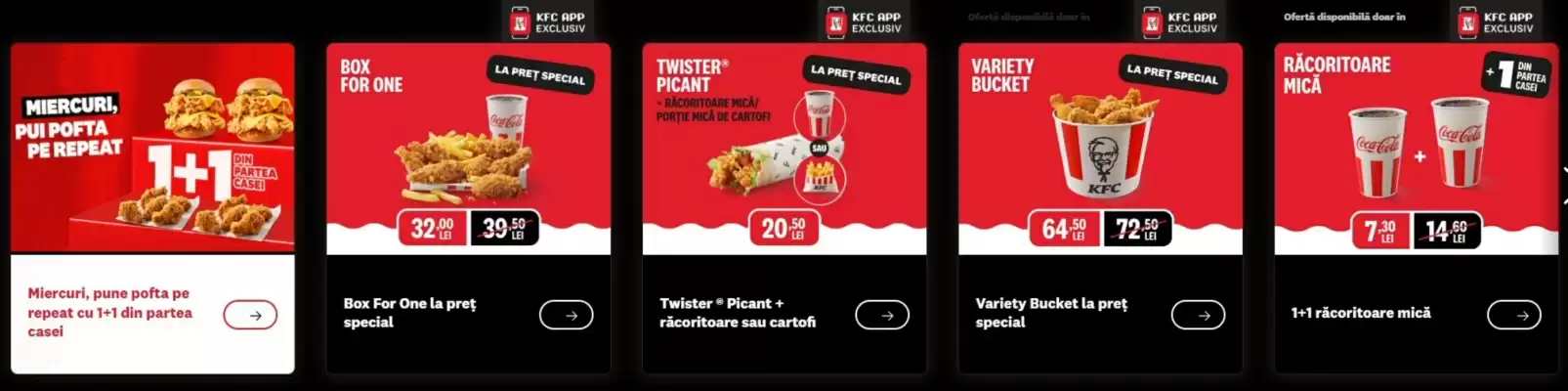 Catalog KFC (valid până la 1-09)