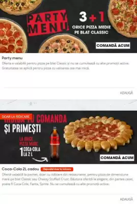 Catalog Pizza Hut (valid până la 25-08)