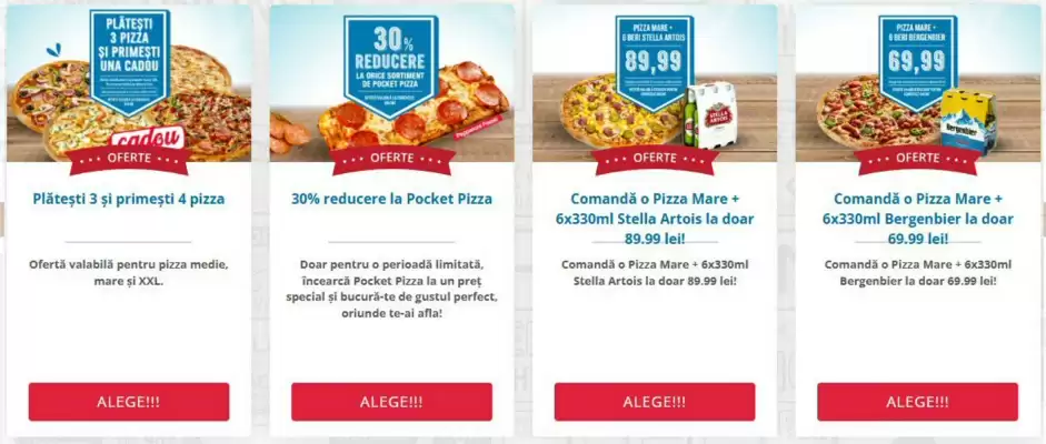 Catalog Domino's Pizza (valid până la 28-08)