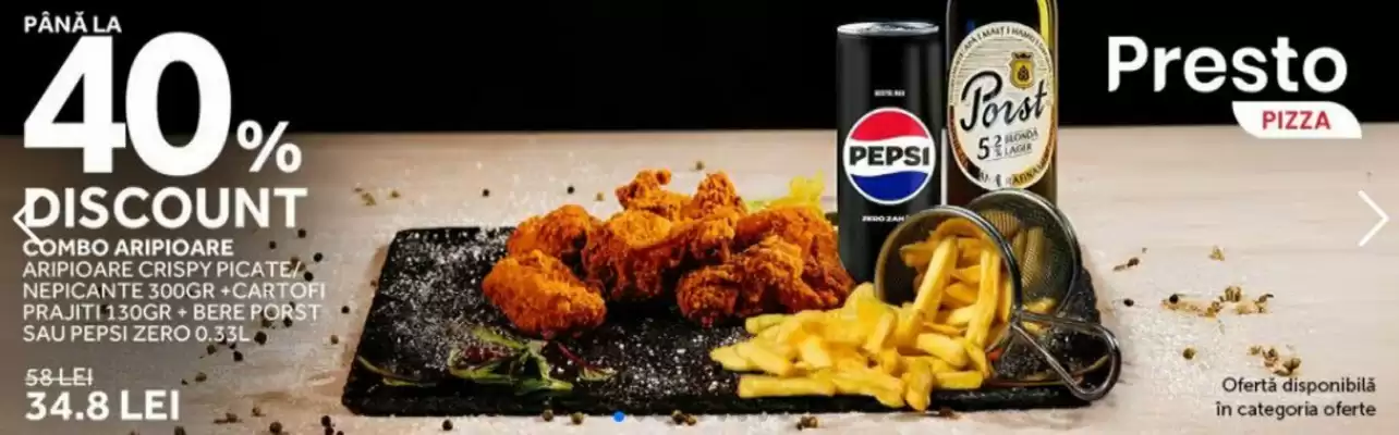 Catalog Presto Pizza (valid până la 25-08)