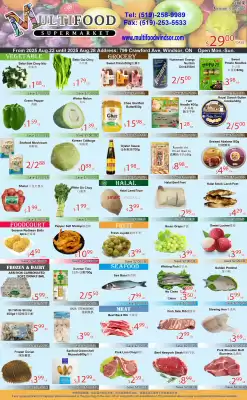 MultiFood Supermarket flyer (valid until 28-08)