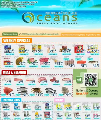 Oceans Fresh Food Market flyer