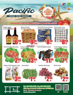 New Pacific Supermarket flyer (valid until 28-08)