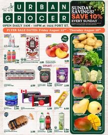 Urban Grocer flyer week 34 Page 1