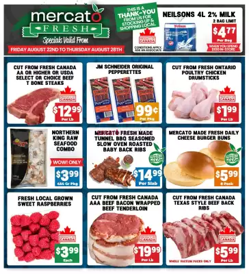 Mercato Fresh flyer (valid until 28-08)