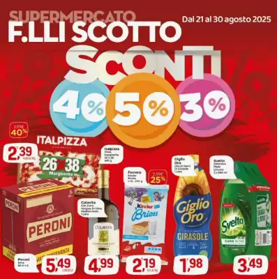 Volantino Supermercato Fratelli Scotto (valido fino al 30-08)