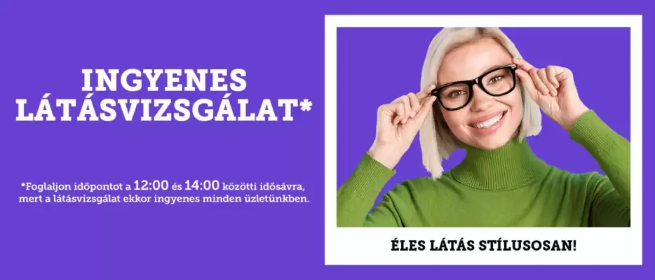 Vision Express akciós újság (érvényes eddig: 31-08)