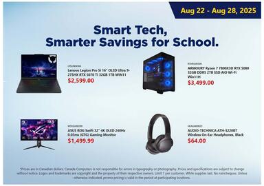 Canada Computers flyer week 34 Page 1